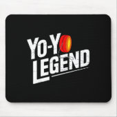 Funny Yoyo Player Legend Yo-yo Performer Muismat (Voorkant)