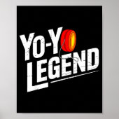 Funny Yoyo Player Legend Yo-yo Performer  Poster (Voorkant)