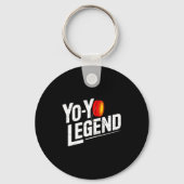 Funny Yoyo Player Legend Yo-yo Performer Sleutelhanger (Voorkant)