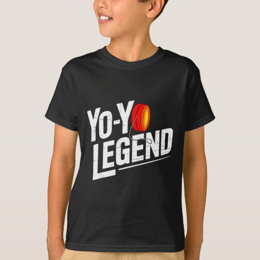 Funny Yoyo Player Legend Yo-yo Performer T-shirt (Voorkant)