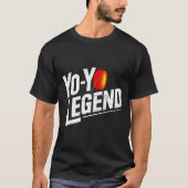 Funny Yoyo Player Legend Yo-yo Performer  T-shirt (Voorkant)
