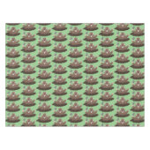 Funny zakgopher digging cartoon illustratie tafelkleed (Voorkant (Horizontaal))