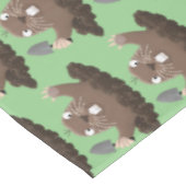 Funny zakgopher digging cartoon illustratie tafelkleed (Gekanteld)