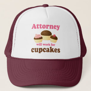 Funny zal werken voor Cupcakes Attorney Trucker Pet