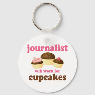 Funny zal werken voor Cupcakes journalist Sleutelhanger