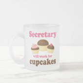 Funny zal werken voor de minister van Cupcakes Matglas Koffiemok (Links)