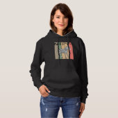 Funny Zebra Costume Hoodie (Voorkant volledig)