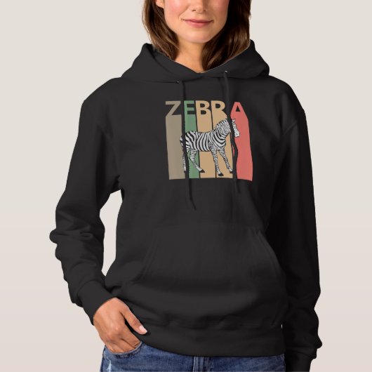 Funny Zebra Costume Hoodie (Voorkant)