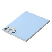 Funny zebra giraffe koe cartoon kinderen notitieblok (Linkerzijde)