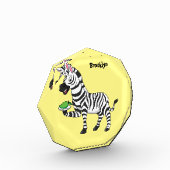Funny zebra illustratie cartoon fotoblokken (Links)
