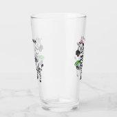 Funny zebra illustratie cartoon glas (Rechts)