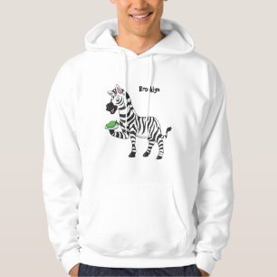 Funny zebra illustratie cartoon hoodie