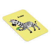 Funny zebra illustratie cartoon magneet (Rechterzijde)