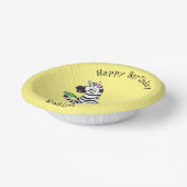 Funny zebra illustratie cartoon papieren kommen (Gebogen)