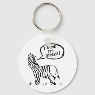 Funny Zebra Key Chain Sleutelhanger