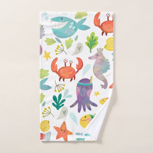 Funny Zee Animals Bad Handdoek (Handdoek)