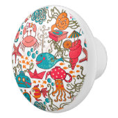 Funny Zee Animals Ceramic Knob Keramische Knop (Rechts)