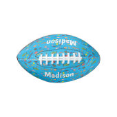 Funny zee createert cartoon illustratiepatroon american football (Voorkant)