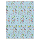 Funny zee createert cartoon illustratiepatroon tafelkleed (Voorkant)