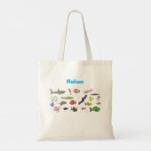 Funny zee createert illustratie cartoon tote bag (Achterkant)