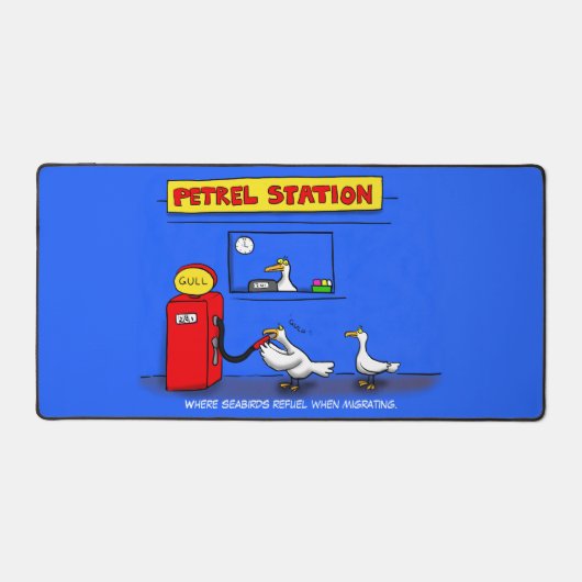 Funny zee gulls petrel cartoon humor bureaumat (Voorkant)