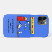 Funny zee gulls petrel cartoon humor Case-Mate iPhone case (Achterkant (horizontaal))