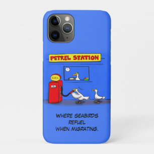 Funny zee gulls petrel cartoon humor Case-Mate iPhone case