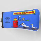 Funny zee gulls petrel cartoon humor golfheadcover (Voorkant)