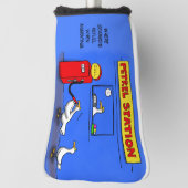 Funny zee gulls petrel cartoon humor golfheadcover (Draai 90)