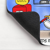 Funny zee gulls petrel cartoon humor muismat (Hoek)