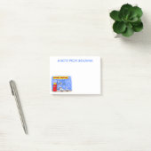 Funny zee gulls petrel cartoon humor post-it® notes (Kantoor)