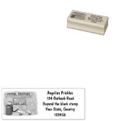 Funny zee gulls petrel cartoon humor rubberstempel (Gestempeld)