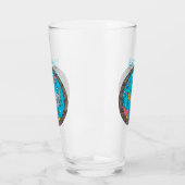 Funny zee, onderwatertrekkend, cartoon glas (Links)