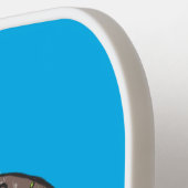 Funny zee, onderwatertrekkend, cartoon pickleball paddle (Links Detail)