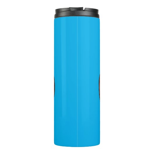 Funny zee, onderwatertrekkend, cartoon thermosbeker (Achterkant)