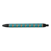 Funny Zee Otter Afstuderen Cartoon Zwarte Inkt Pen (Voorkant)