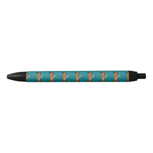 Funny Zee Otter Afstuderen Cartoon Zwarte Inkt Pen