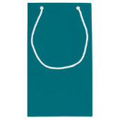 Funny Zee Otter met Love Balloon Cartoon Klein Cadeauzakje (Achterkant)