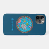Funny zee wezens onder water cartoon 2 Case-Mate iPhone case (Achterkant (horizontaal))