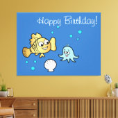Funny zeeen canvas afdruk (Insitu (Woonkamer))