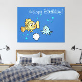 Funny zeeen canvas afdruk (Insitu (Slaapkamer))