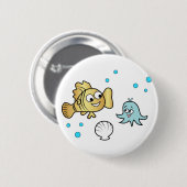 Funny zeeen ronde button 5,7 cm (Voorkant /achterkant)