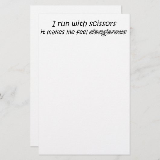 Funny zegt briefpapier nieuwigheidgrap en citeert  (Voorkant / Achterkant)