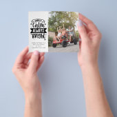 Funny Zelden kalm Altijd heldere foto-holiday kaar Flyer (Hand)