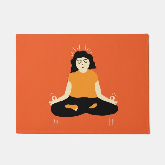 Funny Zen Welkom Deuren Mat (Voorkant)