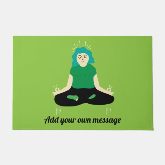 Funny Zen Welkom Deuren Mat (Voorkant)