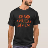 Funny Zero Amucks geeft halloween Witch Costume. T-shirt (Voorkant)