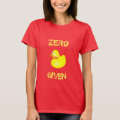 Funny Zero Ducks verstrekte T-shirt (Voorkant)