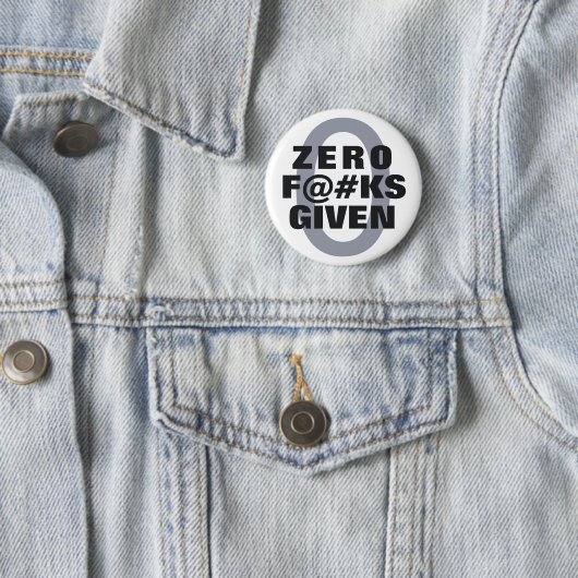 Funny "Zero ... gegeven" Button (In situ)
