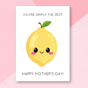 Funny Zest Lemon Moederdag Kaart
